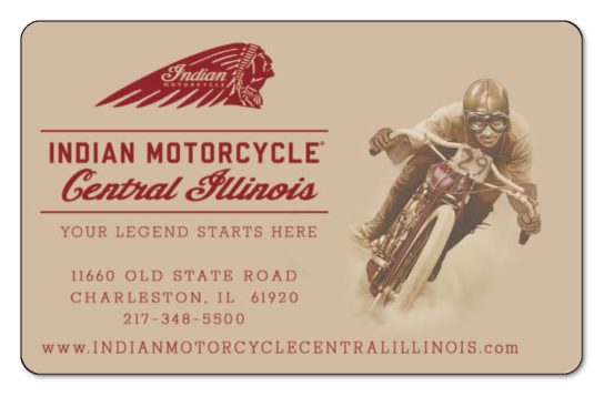 indian motorcycle logo on a tan background with motorcycle rider